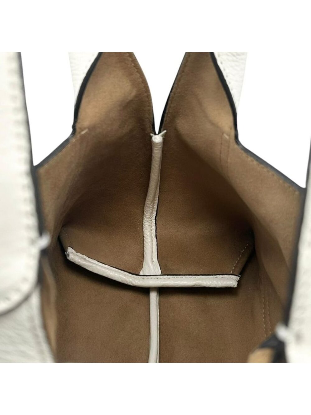 Gucci Handbag Soft Bit Leather White Gold - Picture 13 of 15